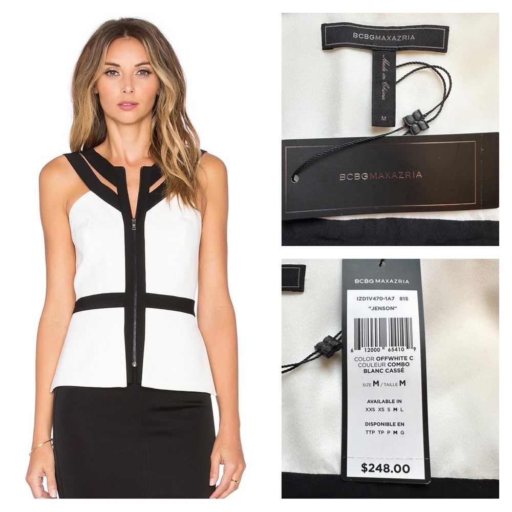 BCBG MazAzria Jenson cutout top